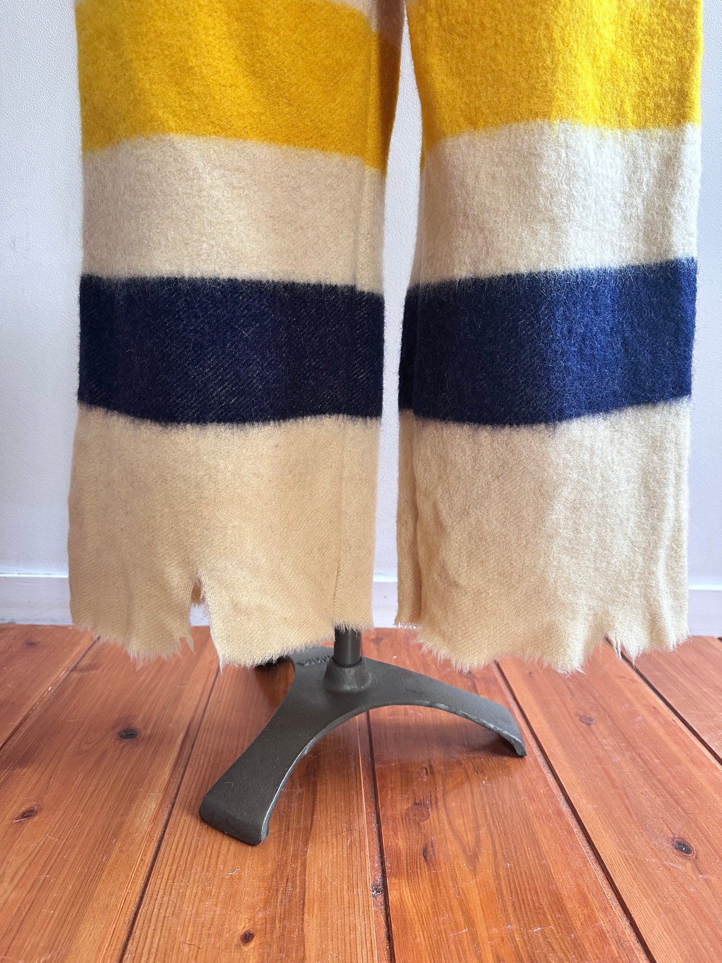 old blanket tuck wide pants