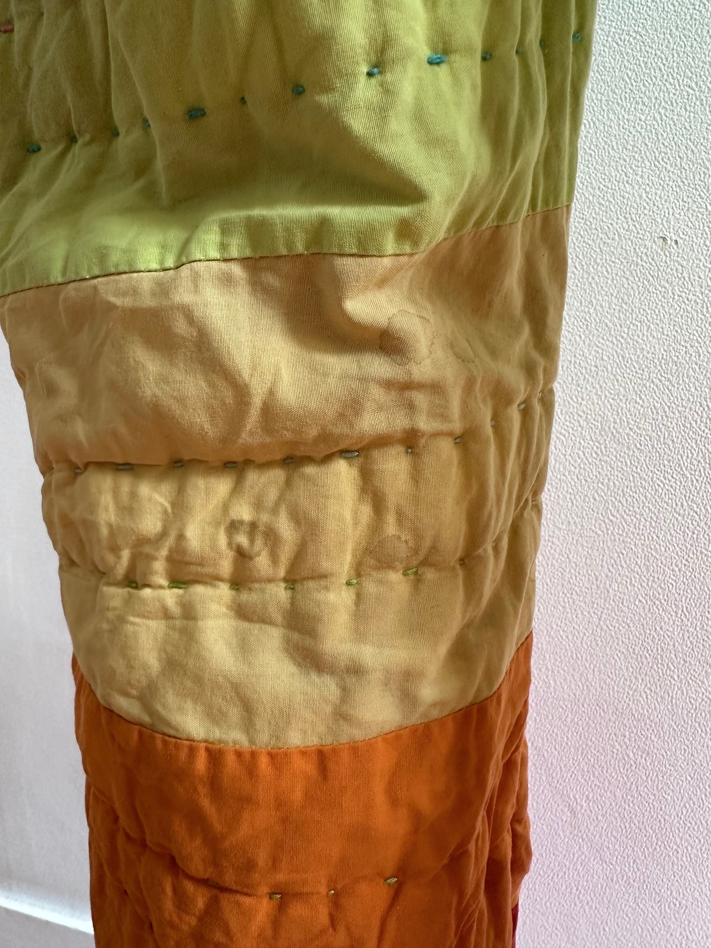 old quilt slim pants