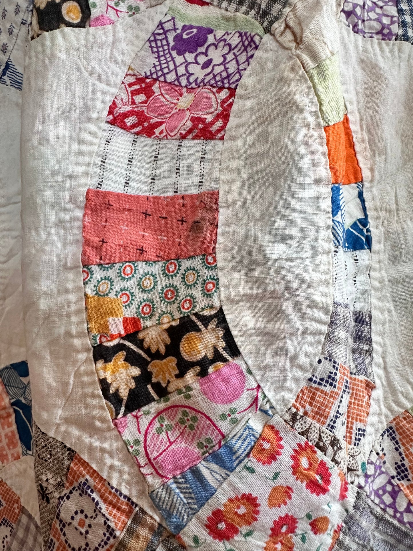 old quilt little change skirt