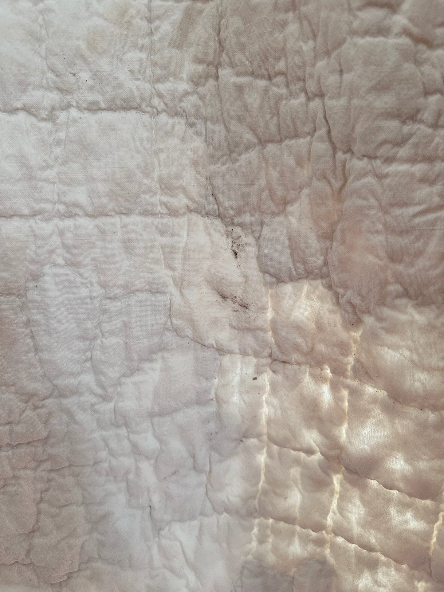 old quilt dress coat