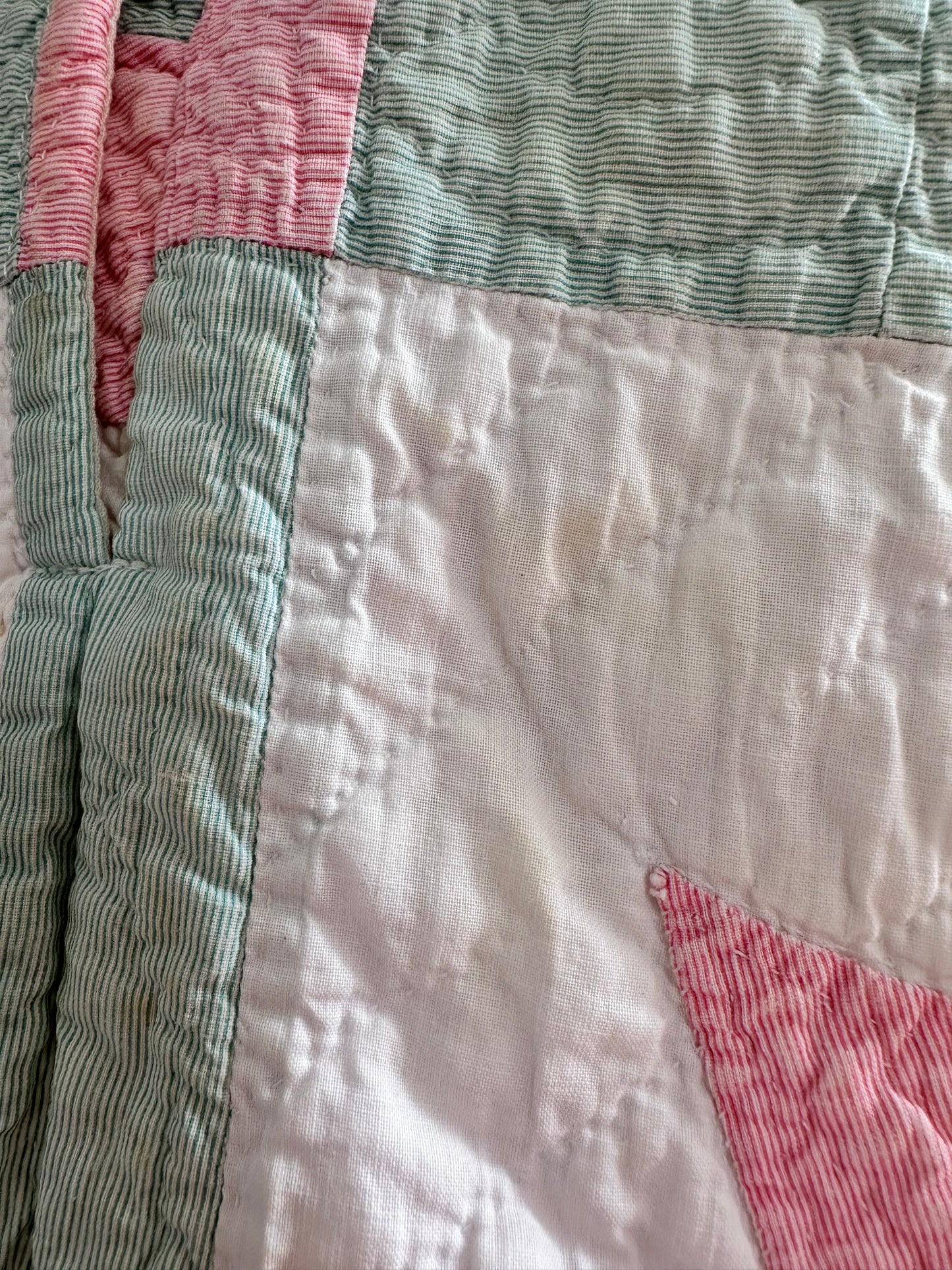old quilt short pants