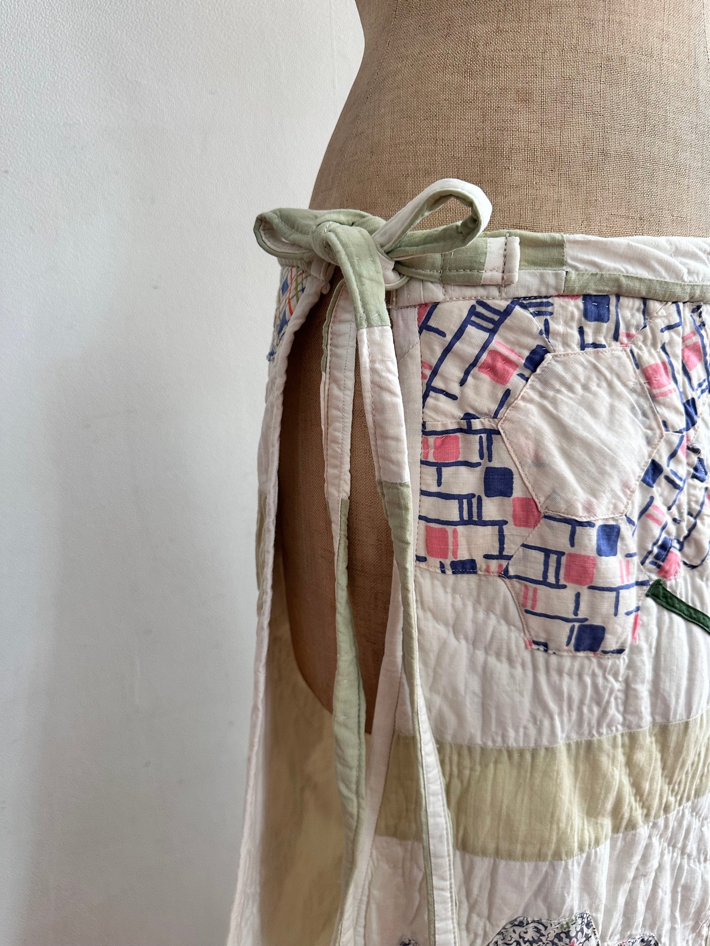 old quilt wrap skirt