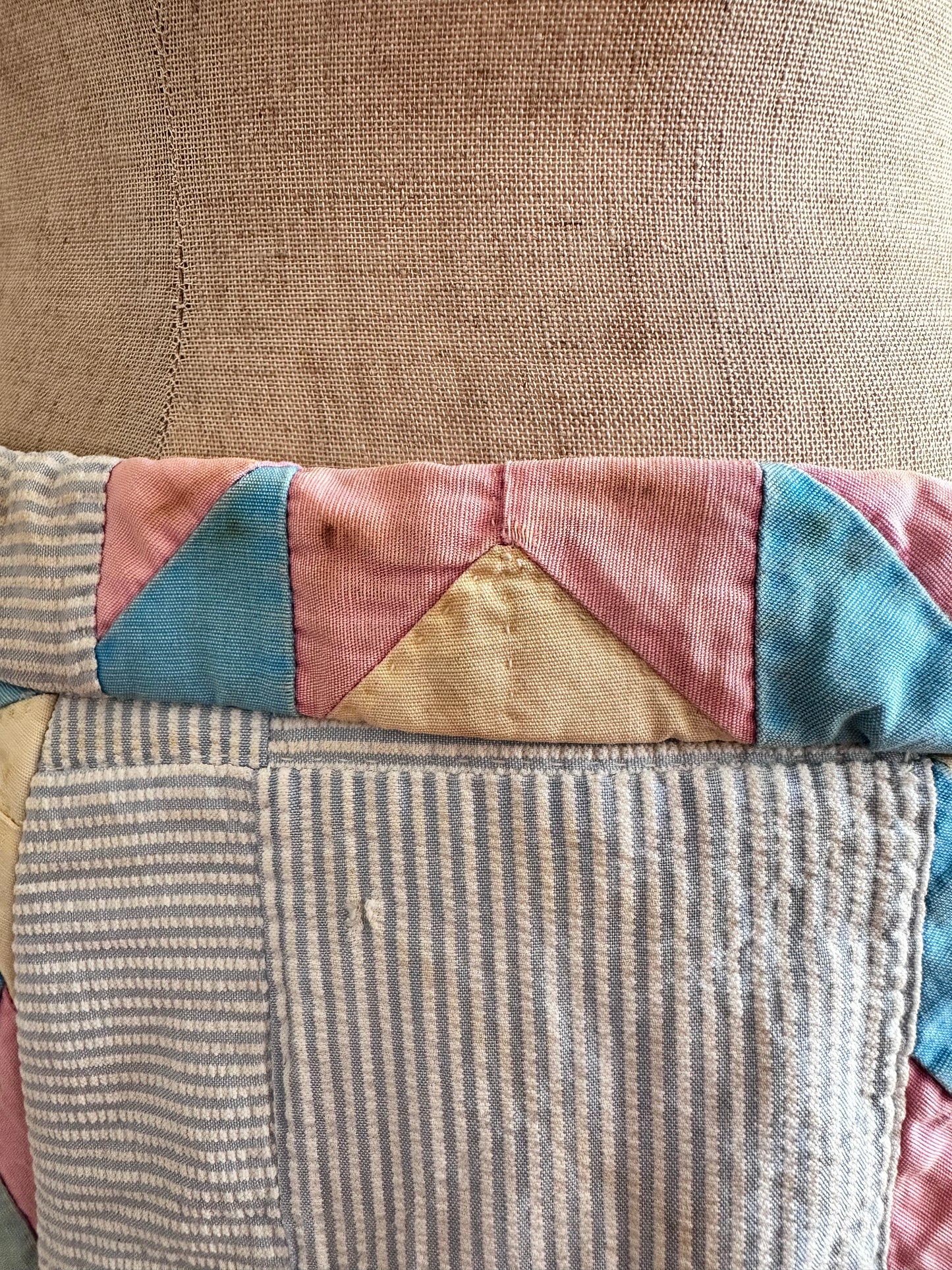 old quilt short pants