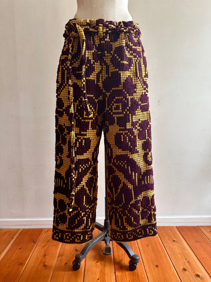 old coverlet tuck wide pants