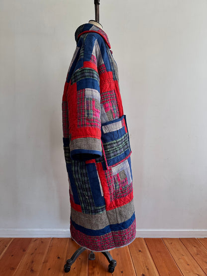 old quilt coat