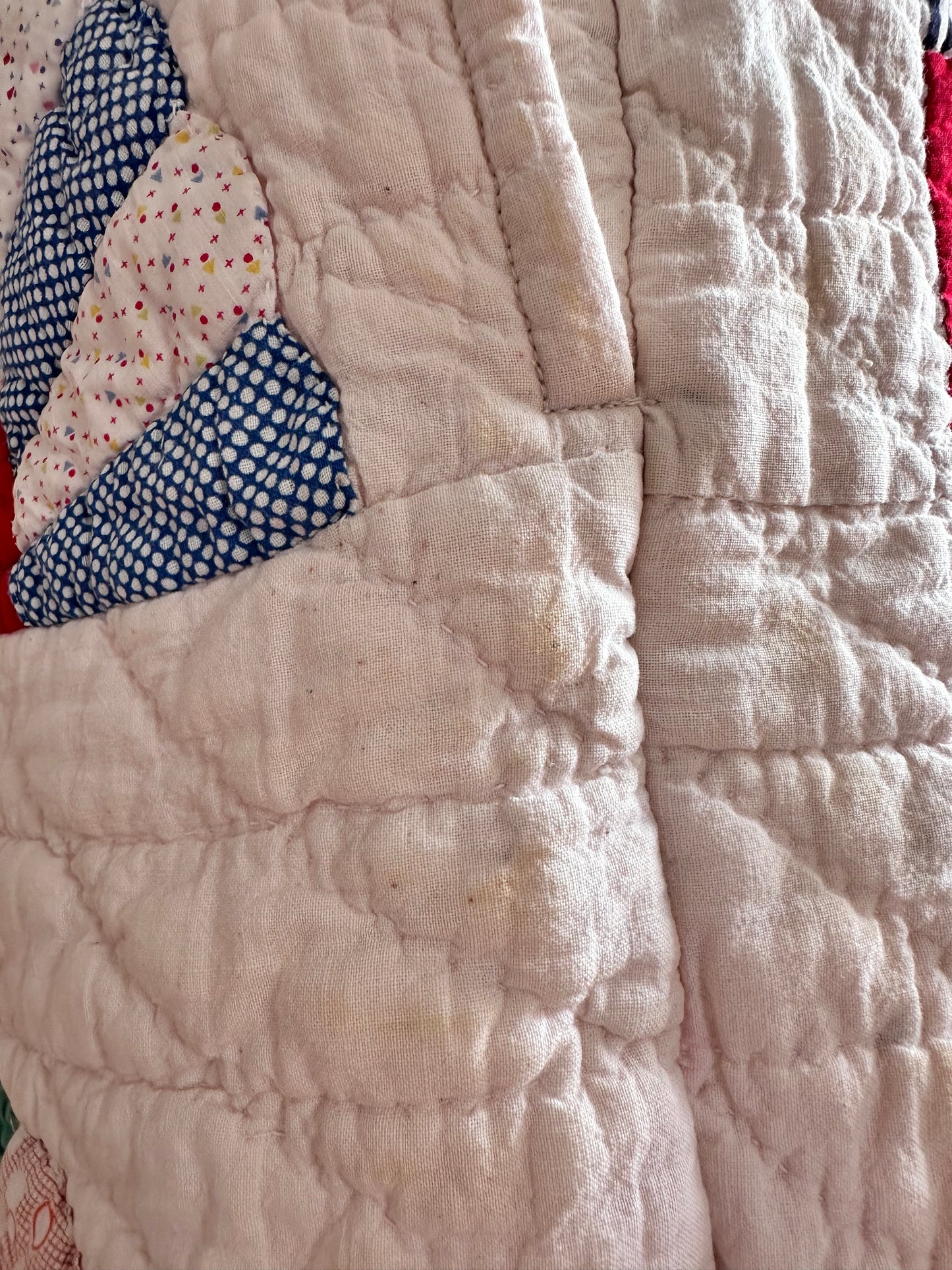 old quilt short pants