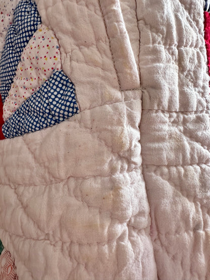 old quilt short pants