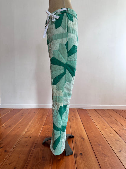 old quilt slim pants “boro”