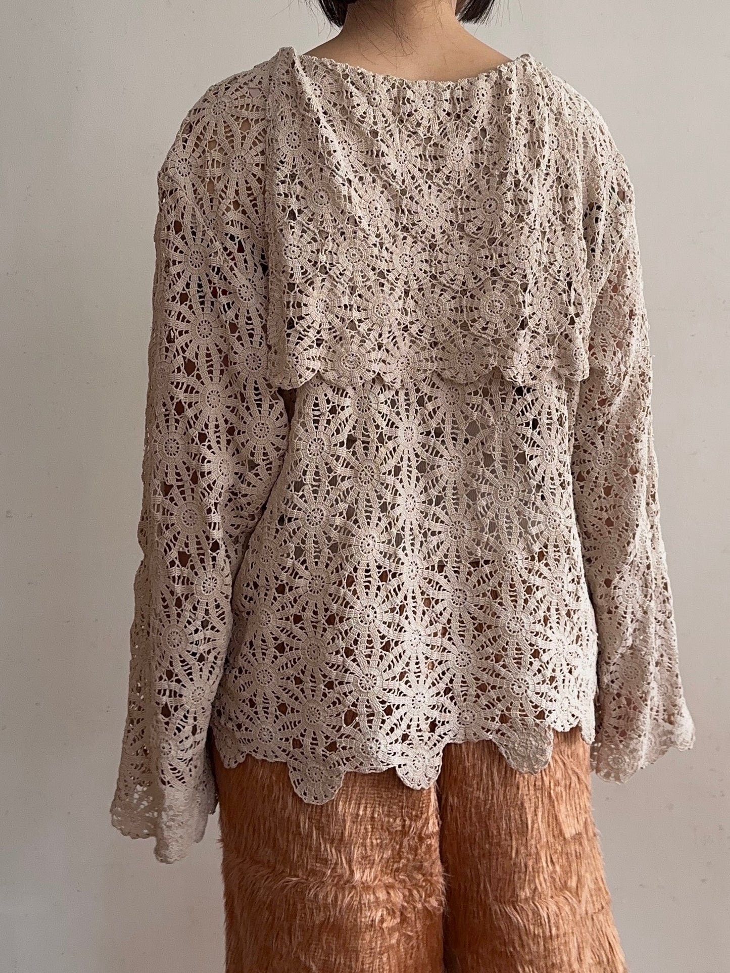 old crochet lace sailor shirts