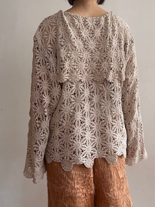old crochet lace sailor shirts