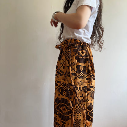 old coverlet tuck wide pants