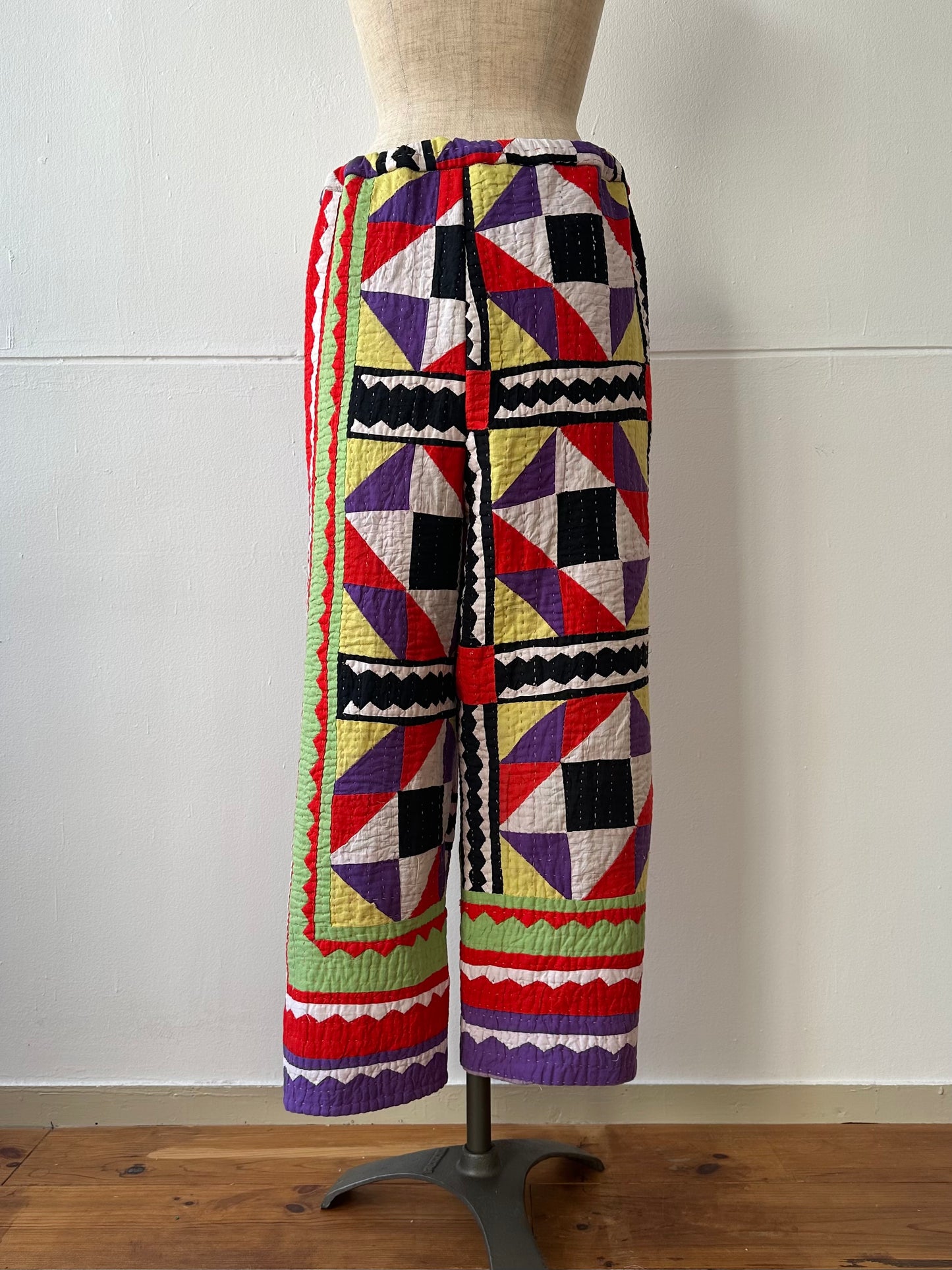 old quilt pants