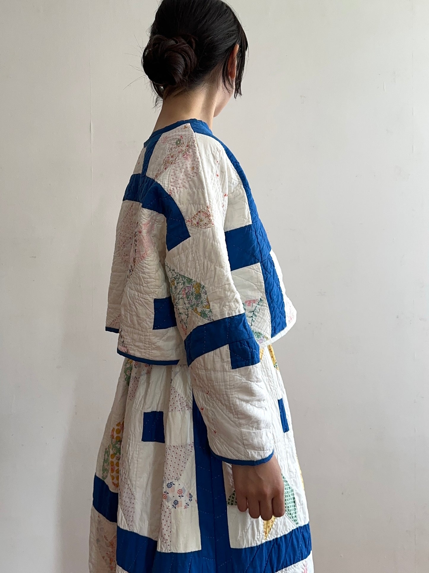 old quilt lantern tops