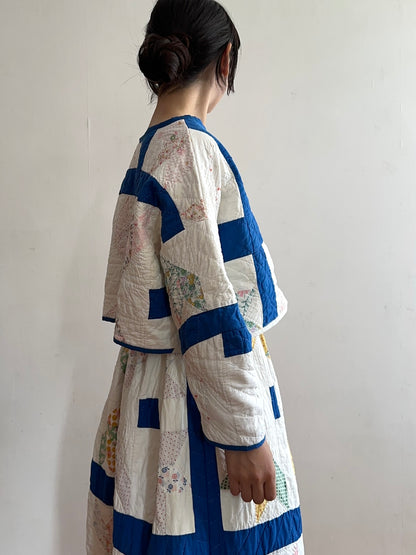 old quilt lantern tops