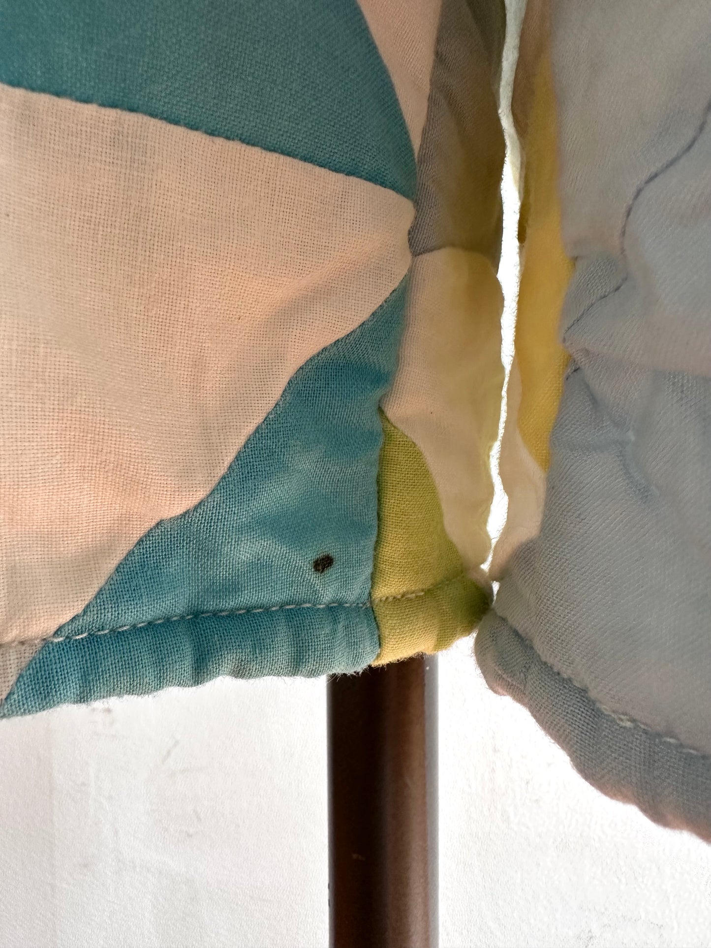 old quilt short pants