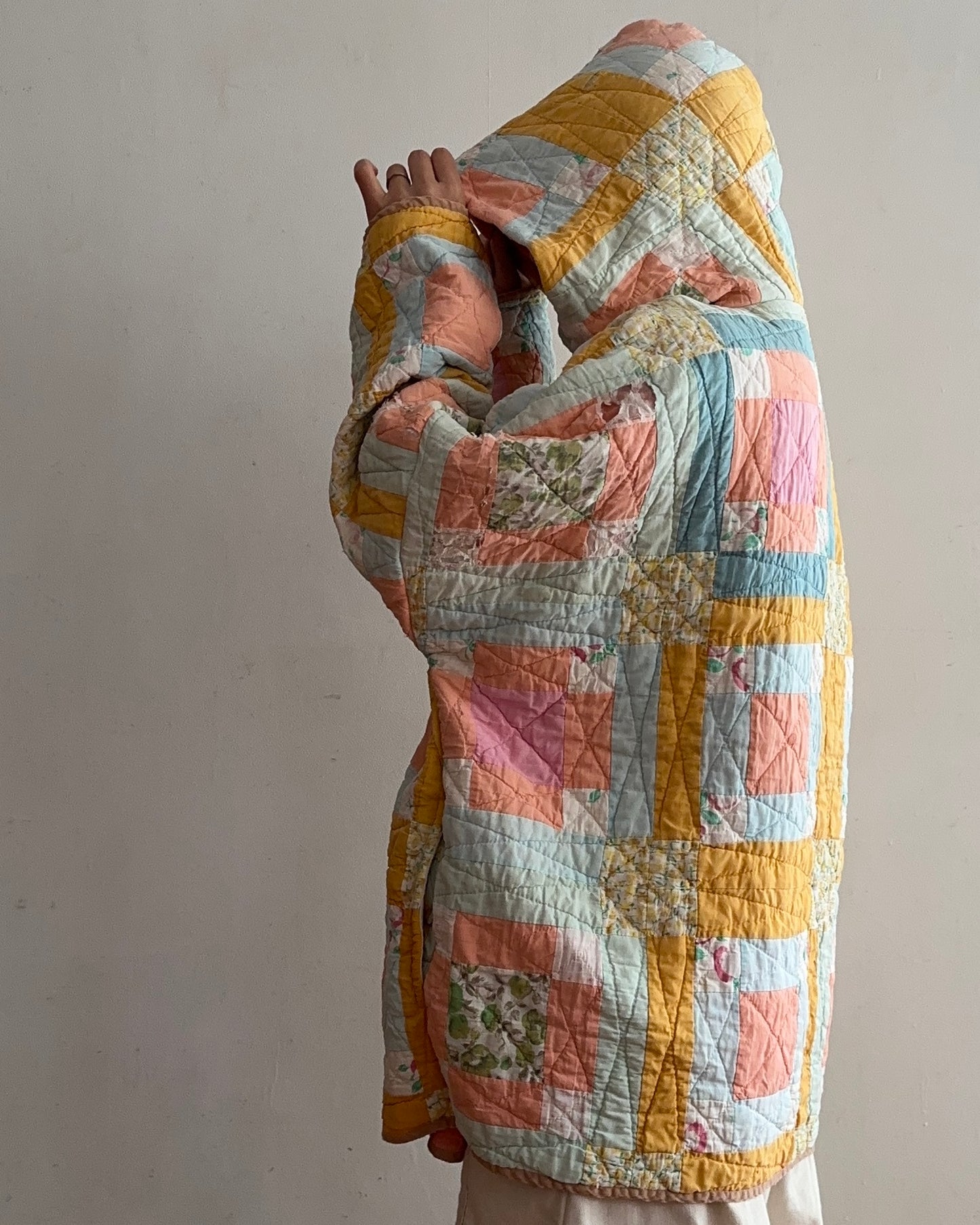 old quilt parka