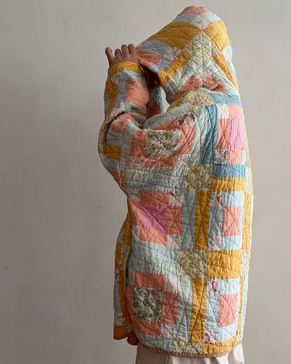 old quilt parka