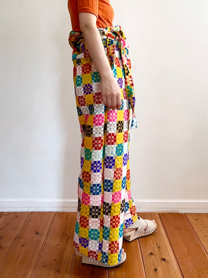 old coverlet huge overall