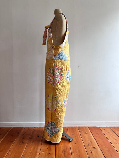 semi-antique quilt huge overall