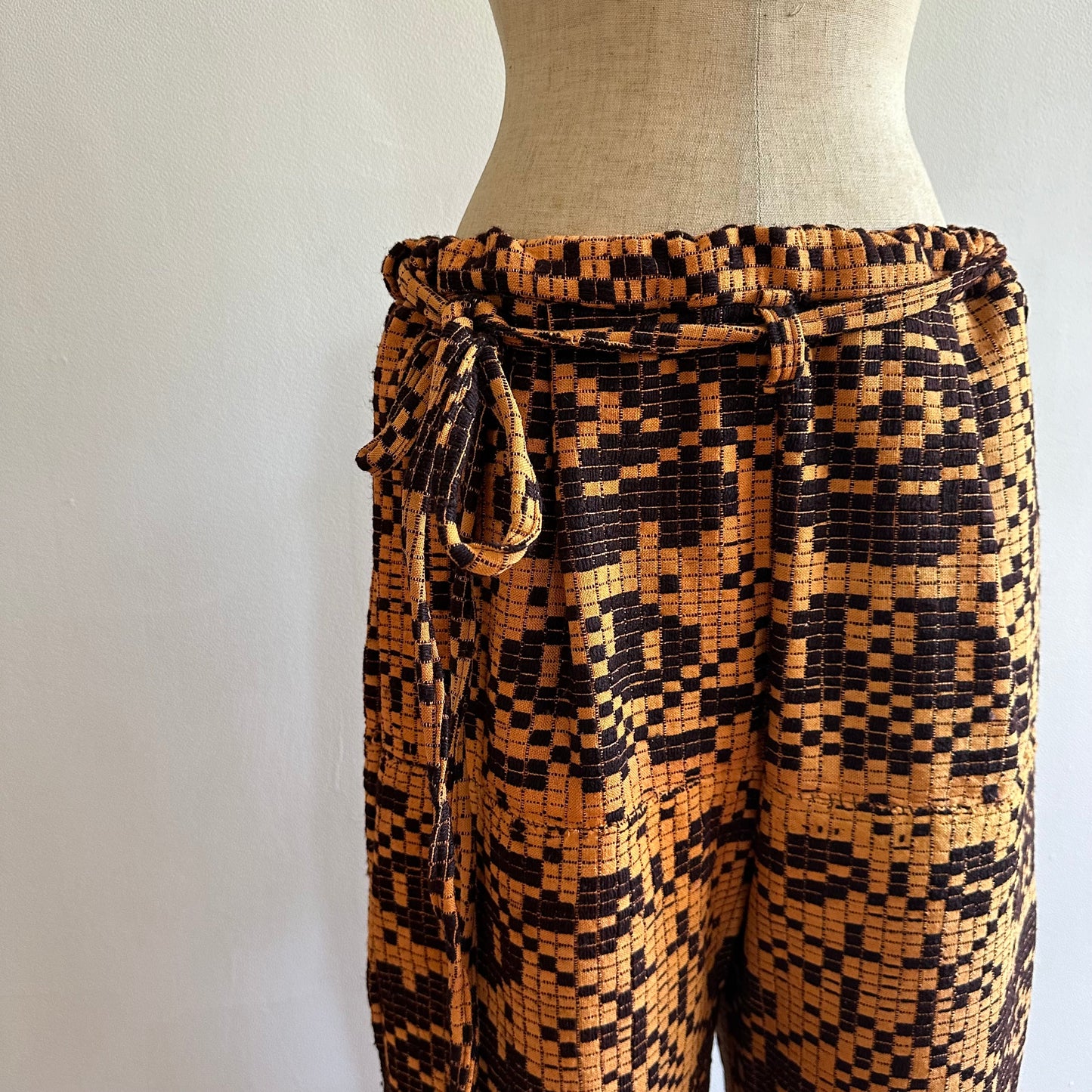 old coverlet tuck wide pants