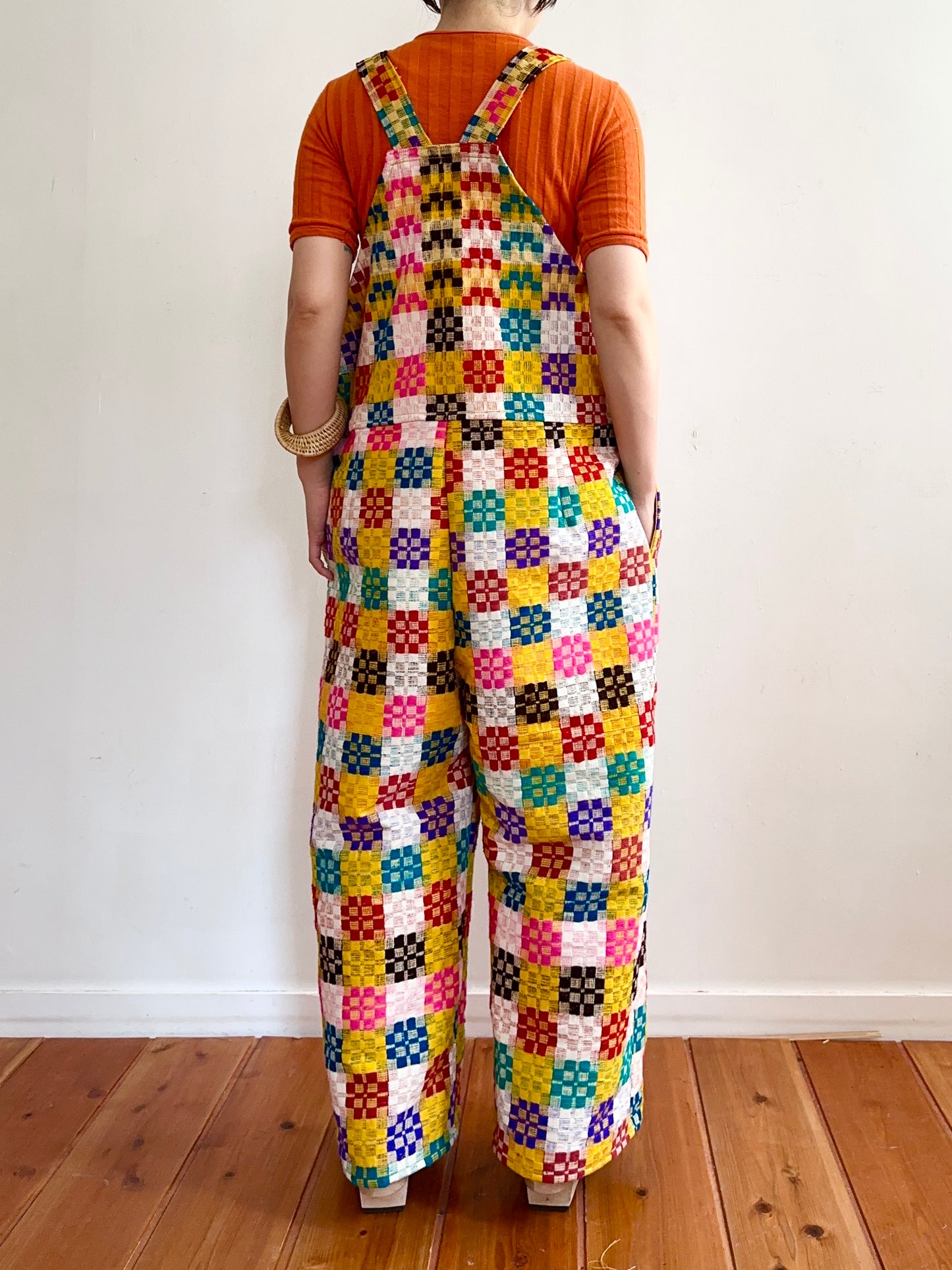 old coverlet huge overall