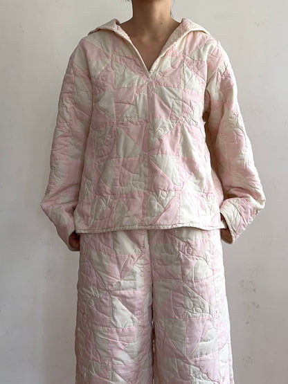 antique quilt sailor shirt