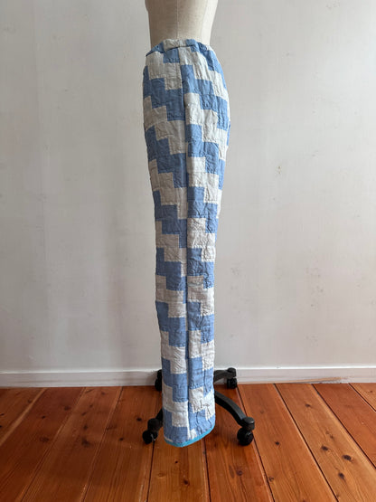 old quilt slim pants