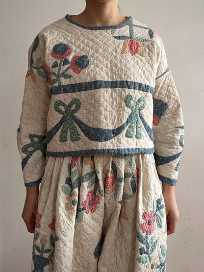 old quilt lantern tops