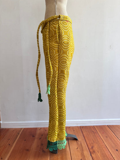 old coverlet slim flare pants / gold