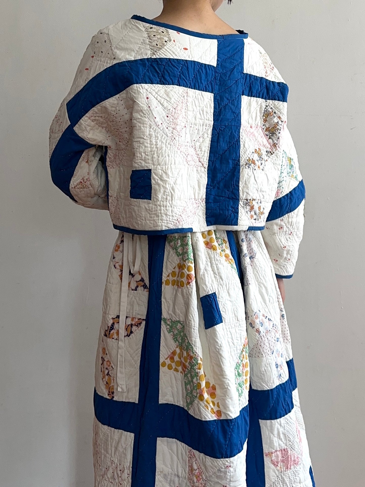 old quilt lantern tops