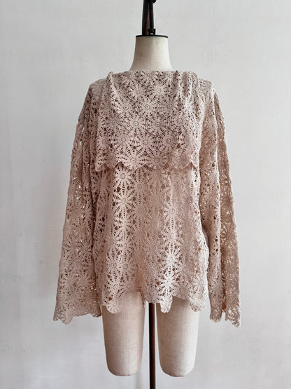 old crochet lace sailor shirts