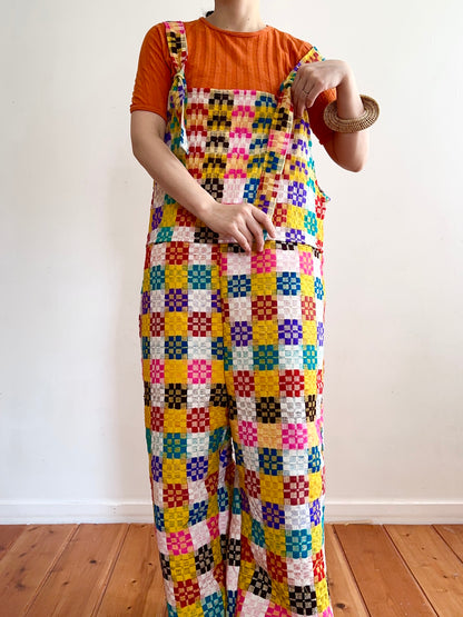 old coverlet huge overall