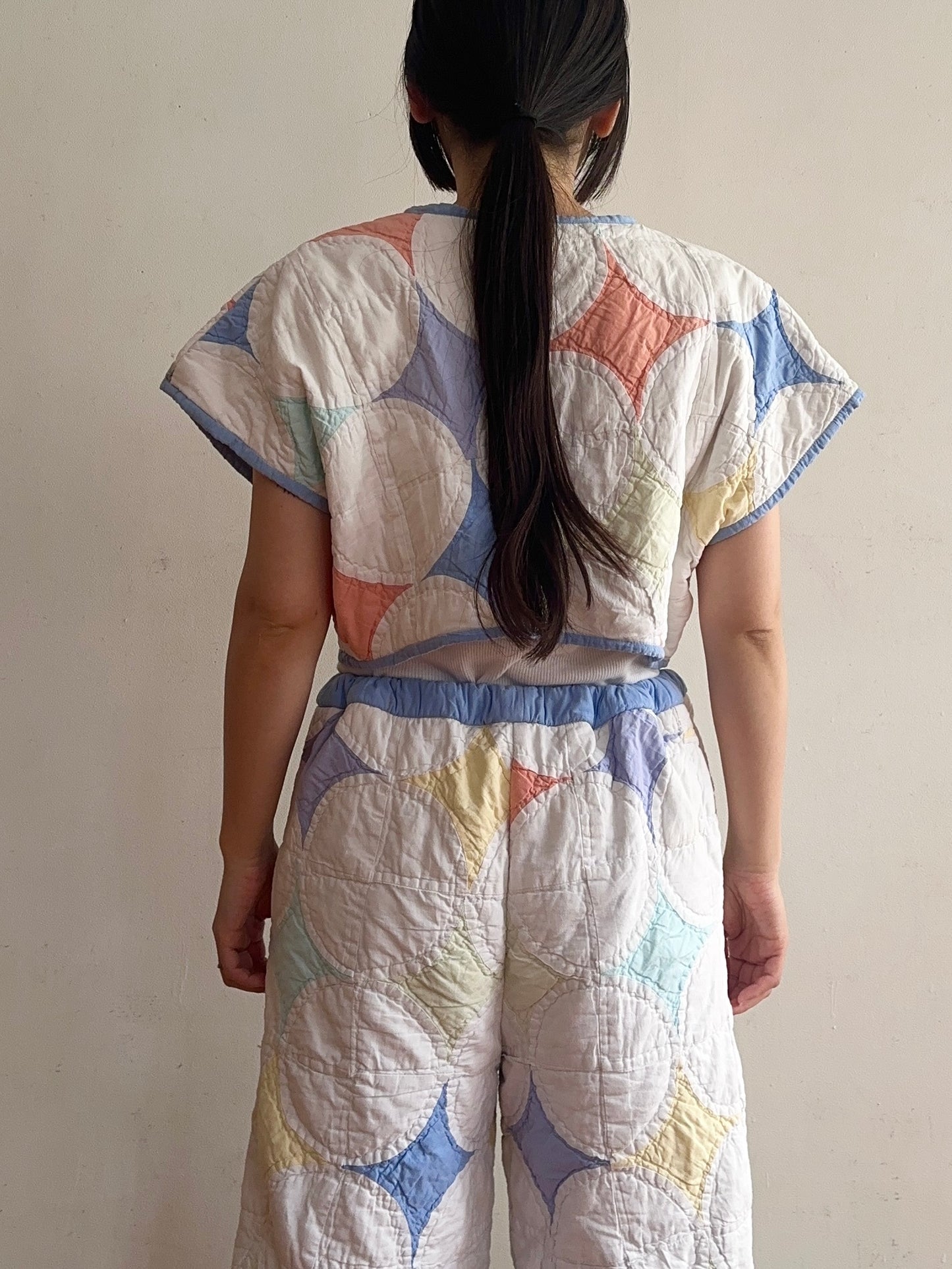old quilt petal bolero