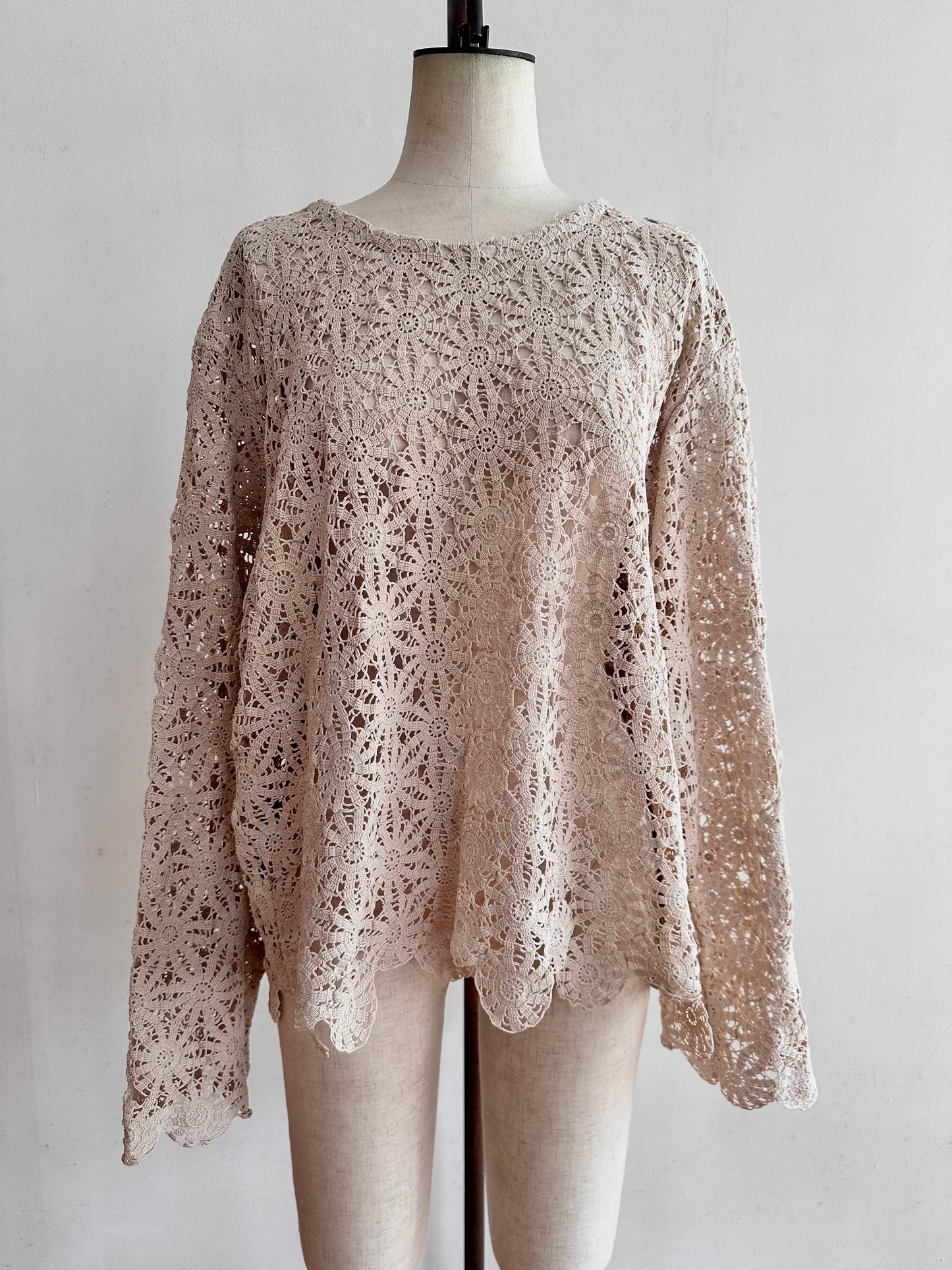 old crochet lace sailor shirts