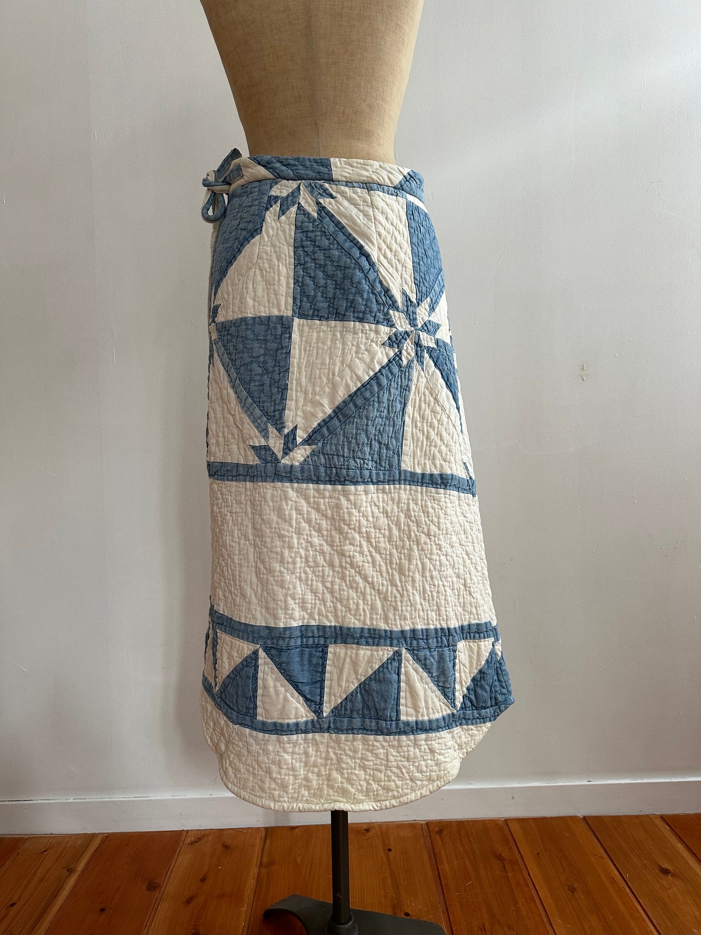 old quilt wrap skirt