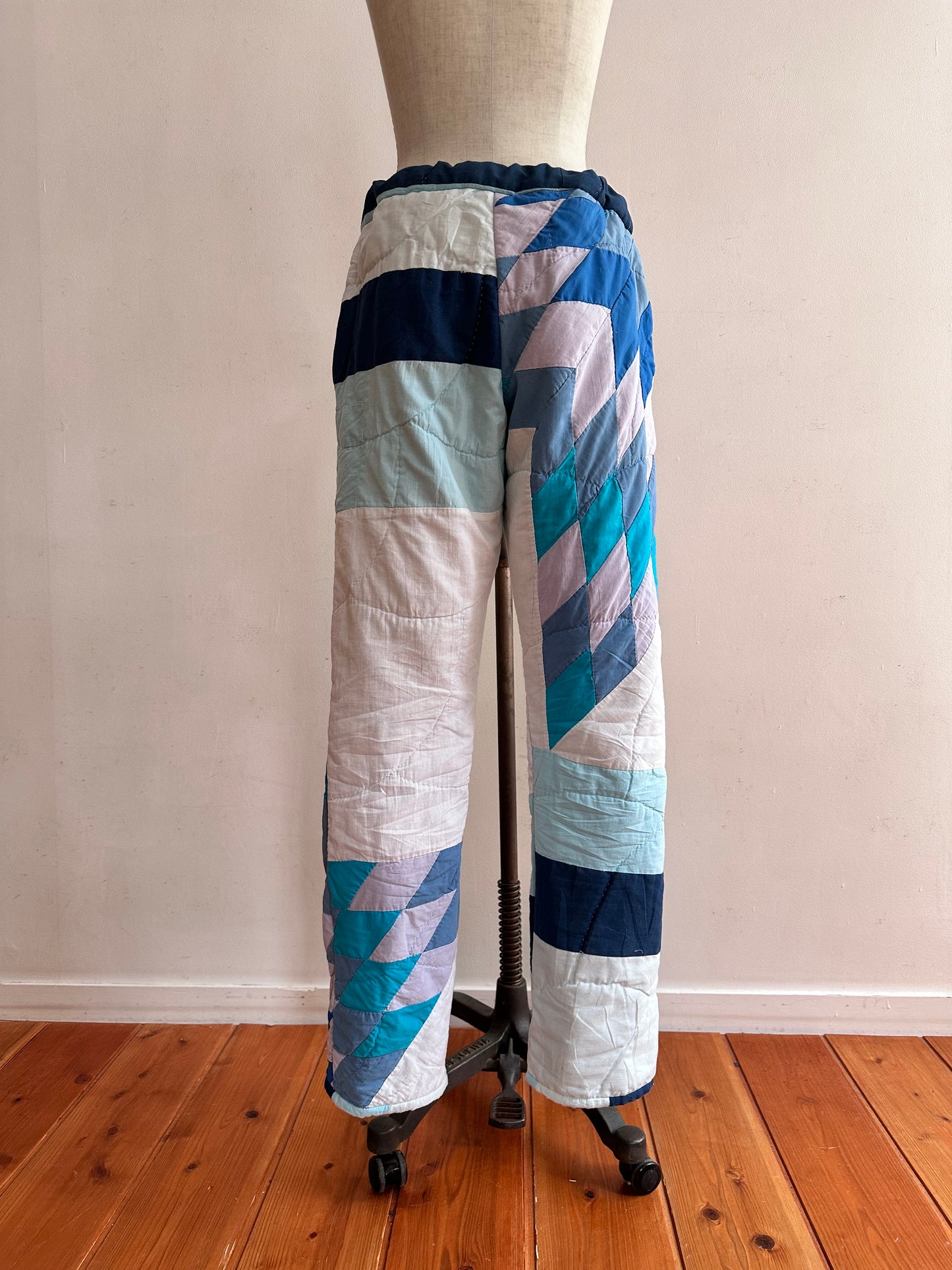 old quilt slim pants