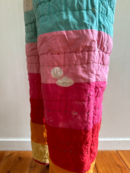 old quilt pants