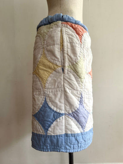 old quilt short pants