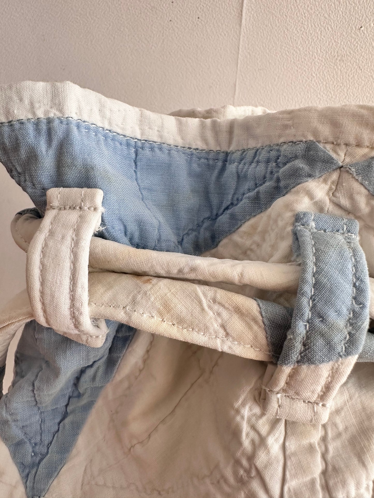 old quilt pocket bag