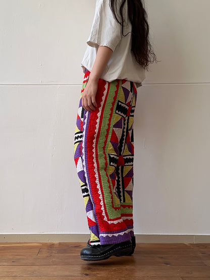 old quilt pants