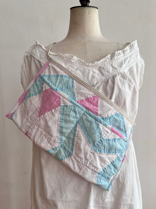 old quilt work apron
