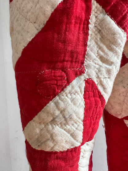 antique quilt slim pants