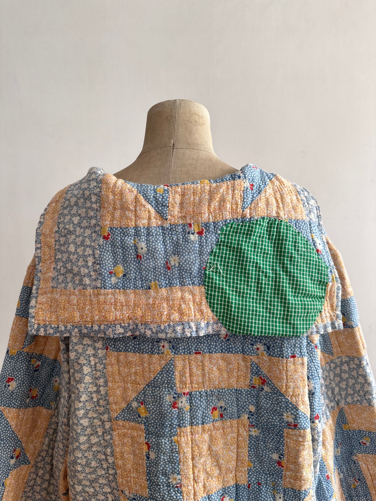 antique quilt sailor shirt