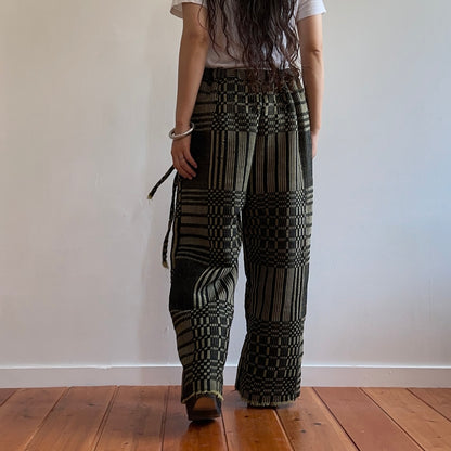 old coverlet tuck wide pants