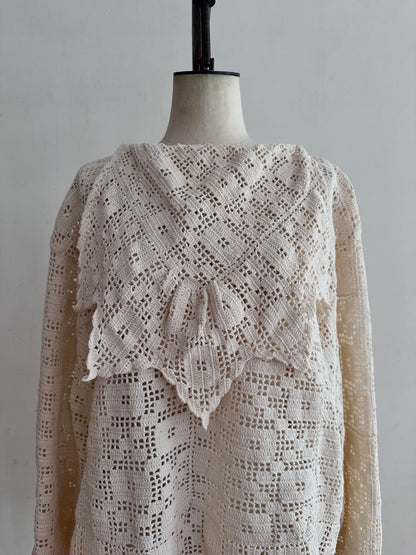 old crochet lace sailor shirts