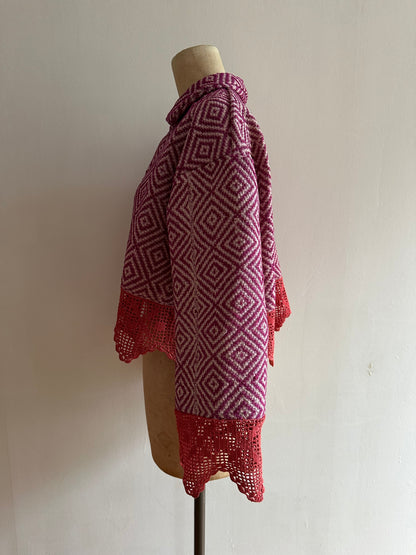 old coverlet short jacket