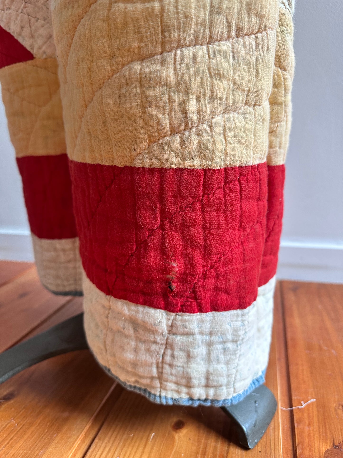 antique quilt pants