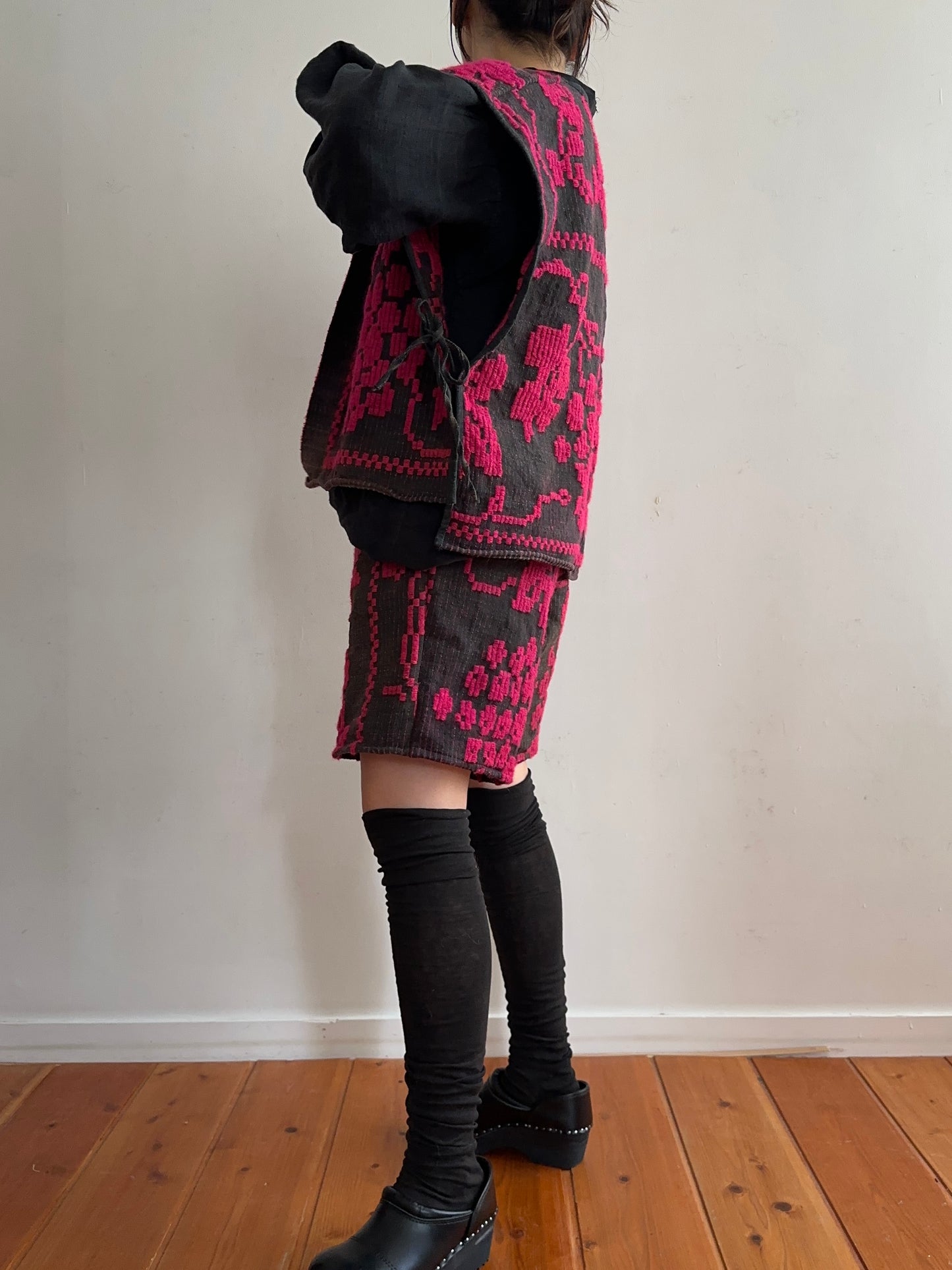 old coverlet wide vest