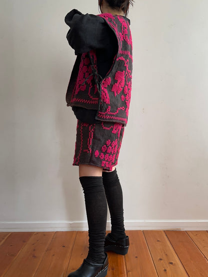 old coverlet wide vest