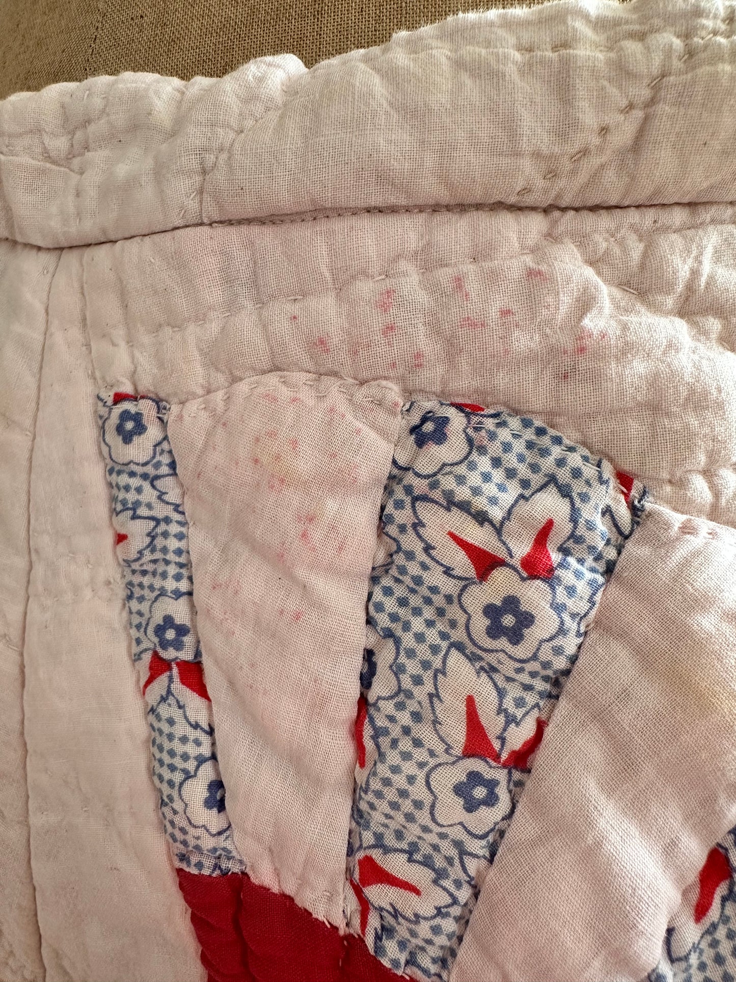 old quilt short pants